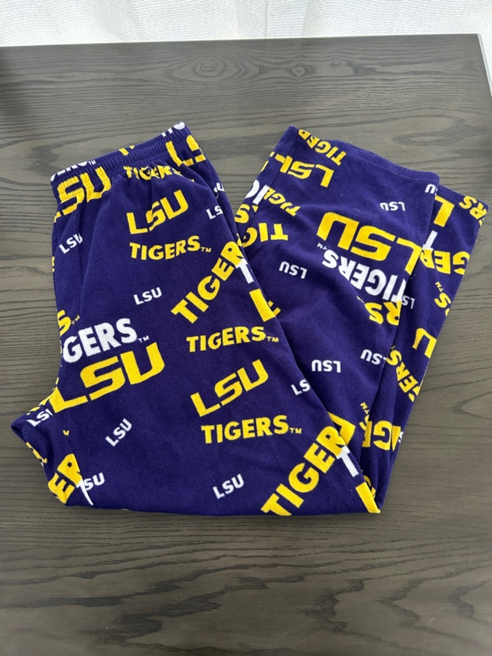 LSU Tigers Purple Fleece Men's Lounge Pants